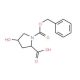 (2R,4R)-Carbobenzoxy-4-hydroxypyrrolidine-2-carboxylic-acid (CAS 130930-25-5) - chemical structure image