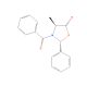 (2R,4S)-3-Benzoyl-4-methyl-2-phenyl-5-oxazolidinone (CAS 113806-28-3) - chemical structure image