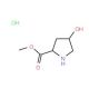 (2R,4S)-Methyl 4-hydroxypyrrolidine-2-carboxylate hydrochloride - chemical structure image