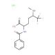 (2R,5R)-2-(benzoylamino)-6,6,6-trifluoro-5-(methylamino)hexanoic acid hydrochloride - chemical structure image