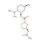 (2R,5R)-L-Menthyl-5-(acetyloxy)-1,3-oxathiolane-2-carboxylate (CAS 147027-09-6) - chemical structure image
