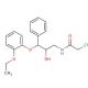 (2RS,3RS)-1-Chloroacetylamino-3-(2-ethoxyphenoxy)-2-hydroxy-3-phenylpropane (CAS 93852-40-5) - chemical structure image