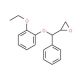 (2RS,3RS)-3-(2-Ethoxyphenoxy)-3-phenylpropene-1,2-epoxide (CAS 98769-72-3) - chemical structure image