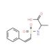 (2S)-2-({[2-phenylvinyl]sulfonyl}amino)propanoic acid - chemical structure image