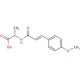 (2S)-2-{[(2E)-3-(4-methoxyphenyl)prop-2-enoyl]amino}propanoic acid - chemical structure image