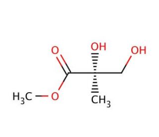 (2S)-2,3-Dihydroxy-2-methyl-propanoic Acid Methyl Ester (CAS 147501-85-7) - chemical structure image