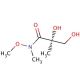 (2S)-2,3-Dihydroxy-N-methoxy-2,N-dimethyl-propionamide (CAS 149099-00-3) - chemical structure image