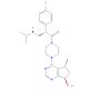 (2S)-2-(4-Chlorophenyl)-1-[4-[(5R,7R)-6,7-dihydro-7-hydroxy-5-methyl-5H-cyclopentapyrimidin-4-yl]-1-piperazinyl]-3-[(1-methyl