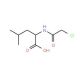 (2S)-2-[(chloroacetyl)amino]-4-methylpentanoic acid (CAS 688-12-0) - chemical structure image