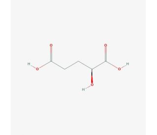 (2S)-2-Hydroxyglutaric Acid (CAS 13095-48-2) - chemical structure image
