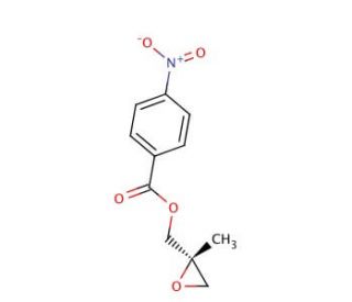 (2S)-(&plus;)-2-Methylglycidyl 4-nitrobenzoate (CAS 118200-96-7) - chemical structure image