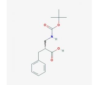 (2S)-2-(tert-Butoxycarbonylamino)methyl-3-phenylpropanoic acid (CAS 189619-55-4) - chemical structure image