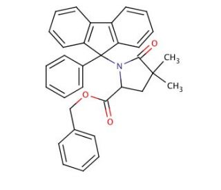 (2S)-3,3-Dimethyl-4-oxo-1-(9-phenylfluorenyl)-proline Benzyl Ester - chemical structure image