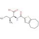 (2S)-3-methyl-2-[(5,6,7,8-tetrahydro-4H-cyclohepta[b]thien-2-ylcarbonyl)amino]pentanoic acid - chemical structure image