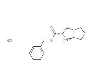 (2S,3aS,6aS)-octahydro-Cyclopenta[b]pyrrole-2-carboxylic acid, Benzyl Ester, HCl (CAS 87269-87-2) - chemical structure image