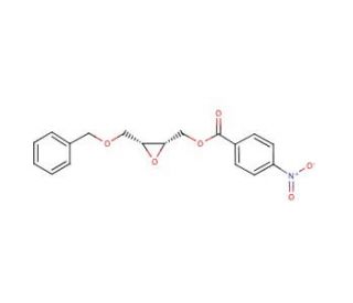 (2S,3R)-(−)-3-(Benzyloxymethyl)oxirane-2-methanol 4-nitrobenzoic acid ester (CAS 78513-08-3) - chemical structure image