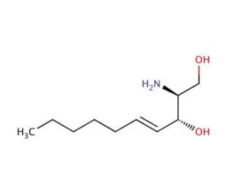 (2S,3R,4E)-2-Amino-4-decene-1,3-diol - chemical structure image