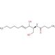 (2S,3R,4E)-2-Butyrylamino-4-decene-1,3-diol (CAS 850264-01-6) - chemical structure image