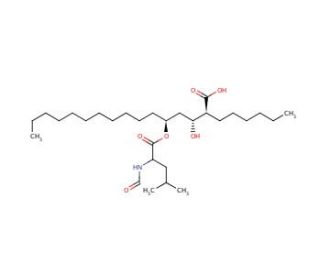 (2S,3R,5S)-5-[(N-Formyl-L-leucyl)oxy]-2-hexyl-3-hydroxyhexadecanoic Acid (Orlistat Impurity) (CAS 130793-28-1) - chemical st