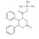 (2S,3R)-(+)-N-Boc-6-oxo-2,3-diphenylmorpholine (CAS 112741-50-1) - chemical structure image
