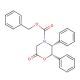 (2S,3R)-(+)-N-Z-6-oxo-2,3-diphenylmorpholine (CAS 105228-46-4) - chemical structure image