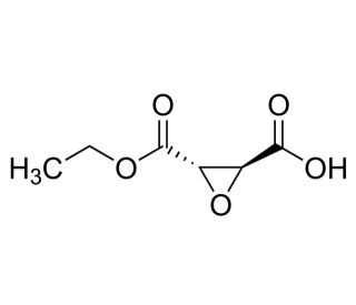 (2S,3S)-2,3-Oxiranedicarboxylic Acid Monoethyl Ester (CAS 89886-73-7) - chemical structure image