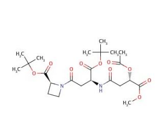 (2S,3S,3&prime;&prime;S)-N-[3-(3-Acetoxy-3-methoxycarbonylpropanamido)-3-tBoc-propanoyl]azetidine-2-carboxylic Acid tBu Ester (CAS 201283