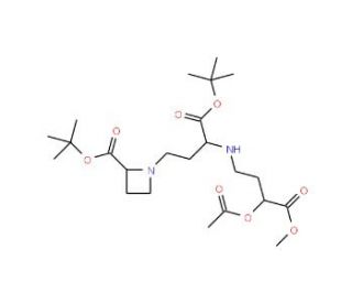 (2S,3S,3&prime;&prime;S)-N-[3-(3-acetoxy-3-methoxycarbonylpropanamino)-3-tBoc-propanyl]azetidine-2-carboxylic Acid tBu Ester (CAS 344299-