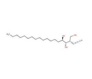 (2S,3S,4R)-2-Azido-1,3,4-octadecanetriol (CAS 117168-59-9) - chemical structure image