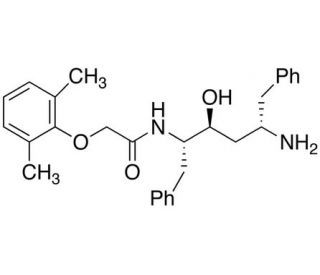 (2S,3S,5S)-2-(2,6-Dimethylphenoxyacetyl)amino-3-hydroxy-5-amino-1,6-diphenylhexane (CAS 192725-49-8) - chemical structure ima