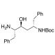 (2S,3S,5S)-2-Amino-3-hydroxy-5-(tert-butyloxycarbonylamino)-1,6-diphenylhexane (CAS 144163-85-9) - chemical structure image