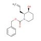 (2S*,3S*)-Benzyl 2-Allyl-3-hydroxy-1-piperidinecarboxylate 的分子结构, CAS编号: 244056-94-8 (2S*,3S*)-Benzyl 2-Allyl-3-hydroxy-1-piperidinecarboxylate (CAS 244056-94-8) - chemical structure image