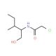 (2S,3S)-N-Chloroacetyl-2-hydroxymethyl-3-methylpentylamine (CAS 160141-19-5) - chemical structure image