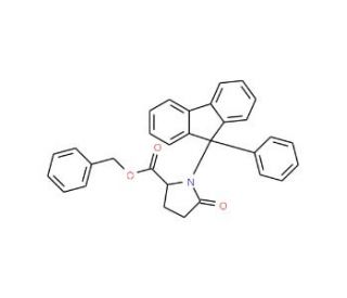 (2S)-4-Oxo-1-(9-phenylfluorenyl)-proline Benzyl Ester - chemical structure image