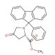 (2S)-4-Oxo-1-(9-phenylfluorenyl)-proline Methyl Ester (CAS 160882-76-8) - chemical structure image