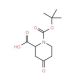 (2S)-4-Oxopiperidine-2-carboxylic acid, N-BOC protected - chemical structure image