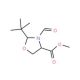 (2S,4R)-2-(tert-Butyl)-3-formyl-4-oxazolidinecarboxylic Acid Methyl Ester (CAS 131233-89-1) - chemical structure image