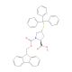 (2S,4R)-Fmoc-Mpt(Trt)-OH (CAS 281655-34-3) - chemical structure image