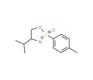(2S,4S)-4,5-Dihydro-4-isopropyl-2-(p-tolyl)-1,2 4,3-oxathiazole 2-oxide (CAS 145679-46-5) - chemical structure image