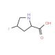 (2S,4S)-4-Fluoro-pyrrolidine-2-carboxylic acid (CAS 2438-57-5) - chemical structure image