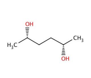 (2S,5S)-(&plus;)-Hexanediol (CAS 34338-96-0) - chemical structure image