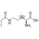 (2S)-(+)-Amino-5-iodoacetamidopentanoic acid (CAS 35748-65-3) - chemical structure image
