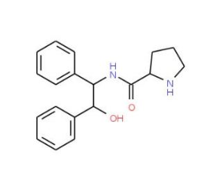 (2S)-N-[(1S,2S)-2-Hydroxy-1,2-diphenylethyl]-2-pyrrolidinecarboxamide (CAS 529486-26-8) - chemical structure image