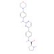 (2S)-N-[4-[2-[[4-(4-Morpholinyl)phenyl]amino]-4-pyrimidinyl]phenyl]-2-pyrrolidinecarboxamide (CAS 945755-56-6) - chemical str
