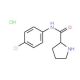 (2S)-N-(4-Chlorophenyl)pyrrolidine-2-carboxamidehydrochloride - chemical structure image