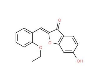 (2Z)-2-(2-ethoxybenzylidene)-6-hydroxy-1-benzofuran-3(2H)-one - chemical structure image