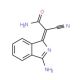 (2Z)-2-(3-amino-1H-isoindol-1-ylidene)-2-cyanoacetamide - chemical structure image