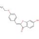 (2Z)-2-(4-ethoxybenzylidene)-6-hydroxy-1-benzofuran-3(2H)-one - chemical structure image