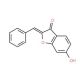 (2Z)-2-benzylidene-6-hydroxy-1-benzofuran-3(2H)-one - chemical structure image
