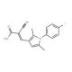 (2Z)-2-cyano-3-[1-(4-fluorophenyl)-2,5-dimethyl-1H-pyrrol-3-yl]acrylic acid - chemical structure image